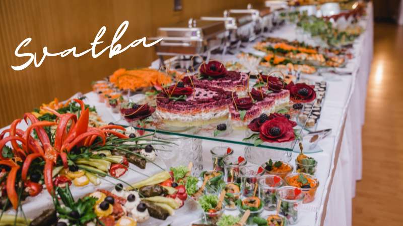 Svatební catering formou bufetu