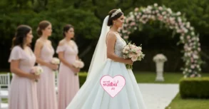 Krása bílých šatů na svatbu